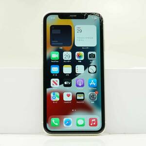 iPhone 11 128GB ホワイト SIMフリー 訳あり品 ジャンク 中古本体 スマホ スマートフォン 白ロム