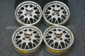 J 379[ rare ] Subaru original BBS PCD100 4J+45 light size that time thing 