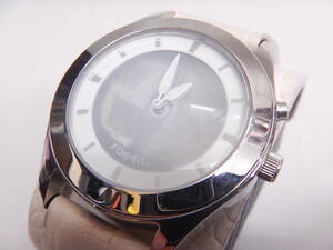 FOSSIL フォッシル BG-2167 腕時計 クオーツ アナログ ステンレススチール レザーベルト