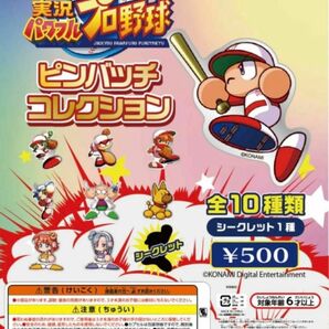 実況パワフルプロ野球　ピンバッチコレクション　全10種セット　シークレット