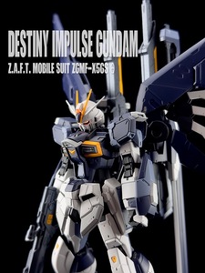 RG　1/144　デスティニーインパルスガンダム（プレミアムバンダイ限定品）（全塗装完成品）