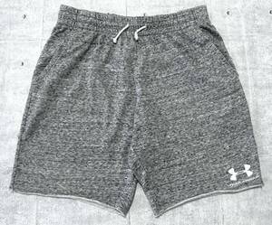 大きいサイズ XXL UNDER ARMOUR スウェットパンツ ハーフパンツ　　ショートパンツ ショーツ 霜降りボディ アンダーアーマー 早3818