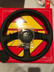  new goods unused MOMO TUNER "Momo" steering wheel tuner black spoke T-13 32Φ Japan regular goods! free shipping!