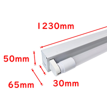 直管LED蛍光灯 照明器具セット トラフ型 40W形1灯用 5000K昼白色 2300lm 広配光 (2)_画像8