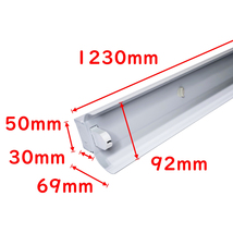 直管LED蛍光灯用照明器具 笠付トラフ型 40W形1灯用 (4)_画像8