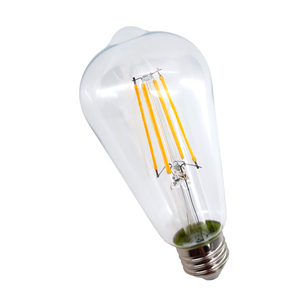 LEDフィラメント電球 60W相当 E26 2700K 電球色 8W 800lm レトロ電球 (6)