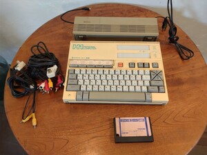 R60508-2 昭和系 レトロ HITACHI MSX MB-H1 動作未確認 中古現状品 カセット付き