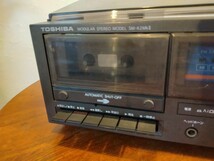 R60515-2 昭和系レトロ TOSHIBA ラジオカセット付きレコードプレーヤー SM-K2 MkⅡ ジャンク品_画像4