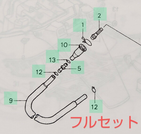 AF34AF35 ホンダ純正 オイルホース 新品 ライブディオ OIL オイルタンクホース オイルポンプ Dio オイルチューブ ゴム ホース ジョイント