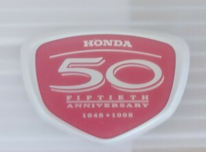 ホンダ純正 フロント カバー エンブレム 50周年記念 ライブディオZX 赤 ホンダ HONDA ステッカー