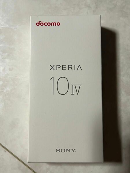 【未使用】SONY Xperia10 Ⅳ　SO-52C docomo 一括支払い済