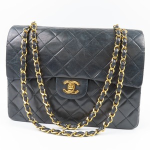 41528★1円スタート★CHANEL シャネル マトラッセ Wフラップ25 チェーンショルダーバッグ ターンロック ココマーク ラムスキン