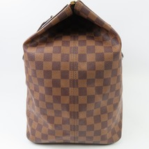 41592★1円スタート★LOUIS VUITTON ルイヴィトン 外極美品 グリニッジGM トラベル ボストンバッグ ダミエ ハンドバッグ PVC/レザー エベヌ_画像7