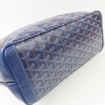 41604★1円スタート★GOYARD ゴヤール 極美品 アルトワPM ヘリボーン ハンドバッグ トートバッグ/ゴヤールキャンバス ブルー_画像5