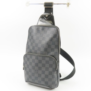 42094★1円スタート★LOUIS VUITTON ルイヴィトン 極美品 アヴェニュースリング ショルダーバッグ ダミエグラフィット ボディバッグ