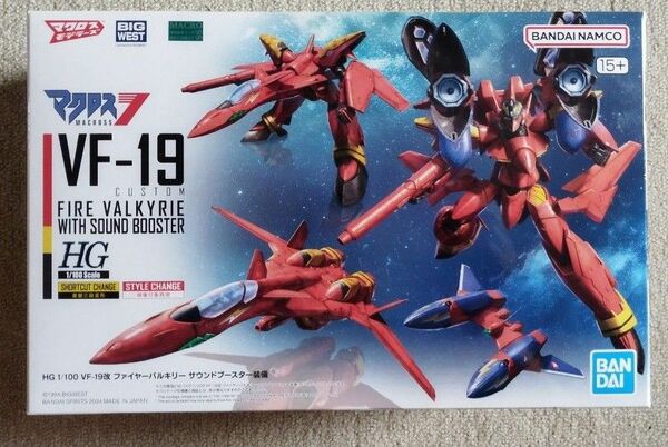 HG 1/100 VF-19改 ファイヤーバルキリー サウンドブースター装備