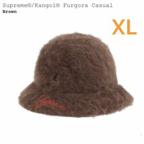 【美品】Supreme Kangol Furgora Casualブラウン XL