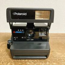 動作未確認 Polaroid ポラロイド 636 closeup インスタントカメラ　６３６クローズアップカメラ_画像1