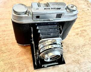Mine six IIF レンズKominar 1:3.5 f=7.5cm 6×6 4.5×6 蛇腹カメラ 革製オリジナルケース付き