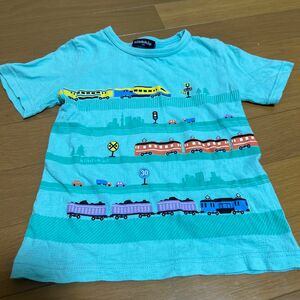 クレードスコープ　街　電車柄　車柄　Tシャツ　110 半袖Tシャツ キッズ 子供服
