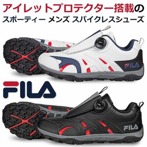 FILA GOLF men's spike less shoes welle FL-WSLS-TC black 25.0cm[52526]