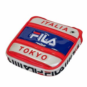 FILA GOLF 大型マレットパター用ヘッドカバー FL-MPTC-TA レッド[49250]