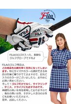 FILA ゴルフ バダス グローブ ワンサイズ ホワイト/ブルー 左手用(右利き用)[57043]_画像10