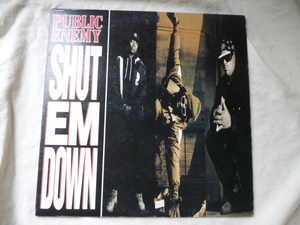 Public Enemy / Shut Em Down 試聴可 12 激渋ドープ　揚がるホーンネタ！ PETE ROCK REMIX 収録