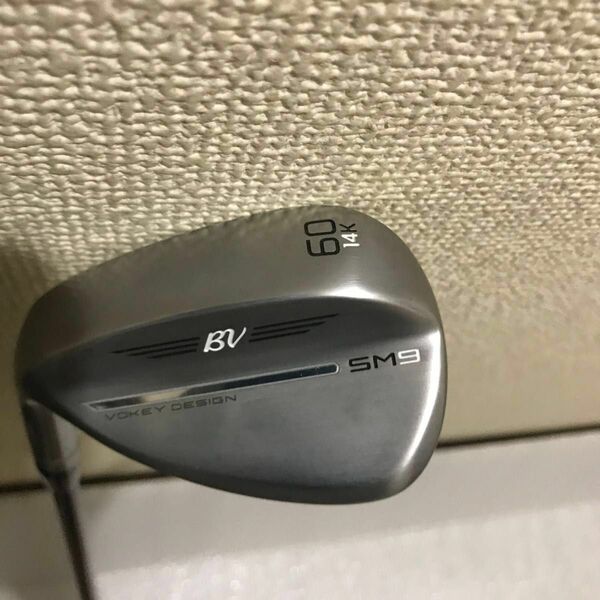 レフティタイトリスト SM9 ウェッジ 60Kバンス14(Titleist MCI BLACK 60Kカーボン