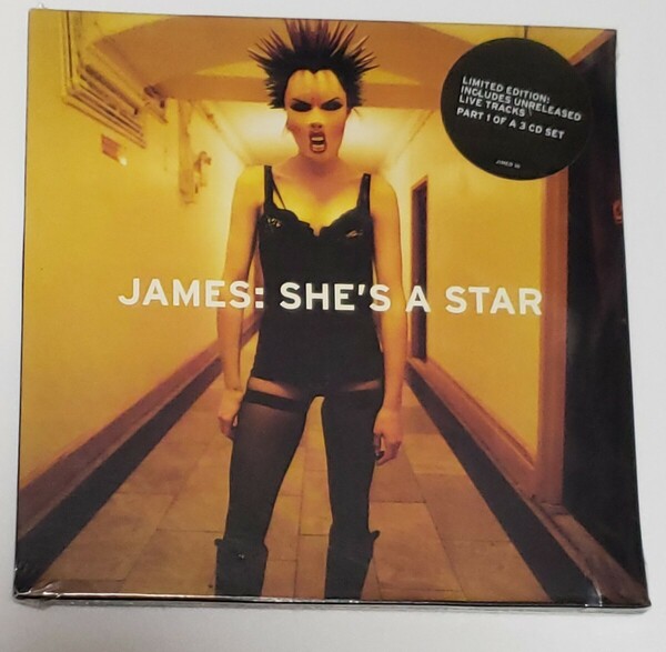 James 「She’s A Star」 UK CD Single CD1 未開封品 ジェイムス UKROCK