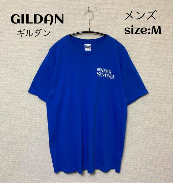 GILDAN ギルダン Tシャツ USA輸入古着 M ブルー