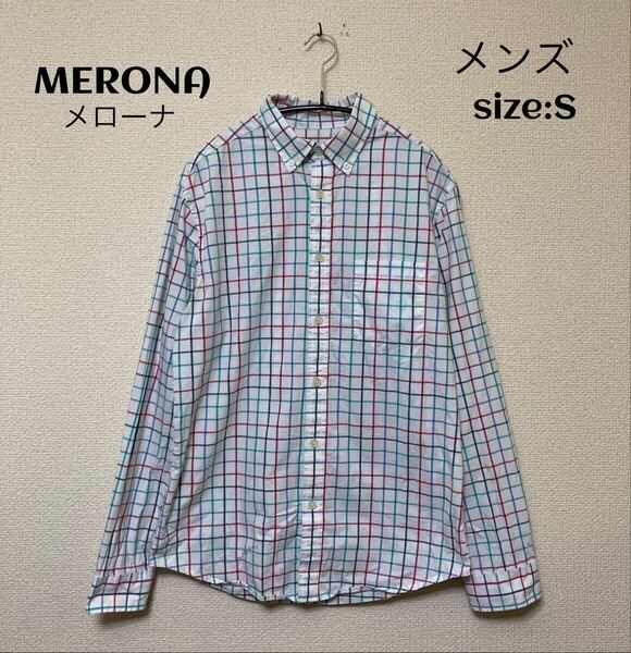 MERONA メローナ チェックシャツ USA輸入古着 S