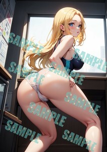 YC50　サマータイムレンダ　小舟潮　同人　ポスター　イラスト　美少女　A4　光沢紙　アニメ　漫画　ジブリ