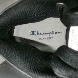 ★Champion ミッドトップスニーカー KF7883 チャンピオン スニーカー ブラック/グレーの画像6