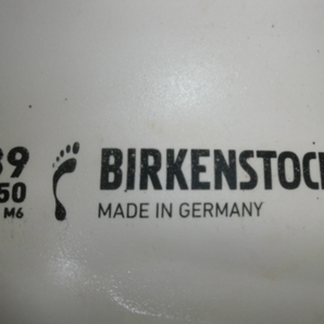★BIRKENSTOCK MADRID 39 ドイツ製ビルケンシュトック マドリッド ウレタンラバーソックサンダル ホワイトの画像6