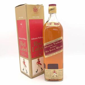 【未開栓】 Johnnie Walker ジョニーウォーカー レッドラベル スコッチ ウイスキー 1000ml 43% 箱