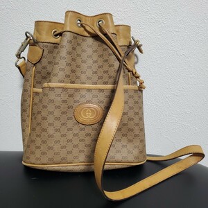 1円～GUCCI グッチ ショルダーバッグ 巾着型 オールドグッチ 991