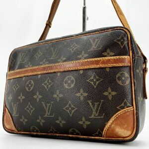 1円スタート 良品 ルイヴィトン LOUIS VUITTON ショルダーバッグ 斜め掛け M51274 トロカデロ27 モノグラム PVC レザー ブラウン