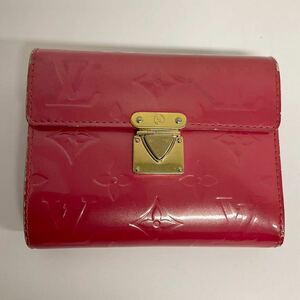 DA0453-60◆ LOUIS VUITTON ルイヴィトン ポルトフォイユ コアラ ポムダムール ヴェルニ ピンク系 財布