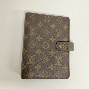 営MK014-60◆ LOUIS VUITTON ルイヴィトン モノグラム アジェンダMM 手帳カバー 【R20105】