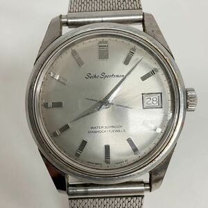 営AD791-60◆ SEIKO sportsman／セイコー スポーツマン WATER 30 PROOF 17石 シルバー 手巻き 腕時計 （ジャンク品）