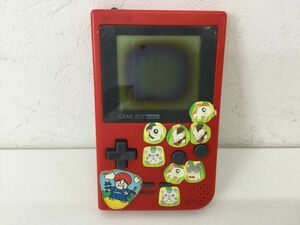 ●営HS272-60　GAME BOY poket ゲームボーイポケット MGB-001 Nintndo 任天堂 レッド