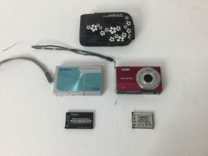 ●代DM117-60 OLYMPUS オリンパス fe FE-4000 KYOCERA/京セラ Finecam SL300R コンパクトデジタルカメラ 2点