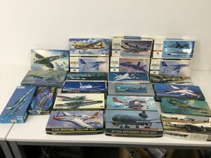 *.KZ925-120[ not yet constructed / inside sack unopened ] Japan land army aviation self .. warplane America navy plastic model 22 point set 