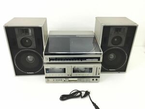 ●営FU606-140　Technics テクニクス レコードプレーヤー ターンテーブル SL-6 SA-K6W ダブルラジカセ SB-F66 ペアスピーカー