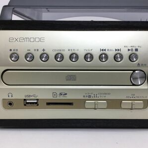 ●代KNI098-120 【取扱説明書付き】 エグゼモード ER-250-GL SD CD レコード オーディオ スピーカーの画像10