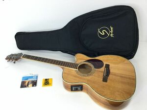 ●営KW913-170　グレックベネット GregBennett エレアコ OM-12CE ソフトケース付き ギター