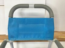 ●営HS299-200B Uchie ウチエ 折りたたみ 入浴 介護用 車椅子　ブルー 介護用品_画像6