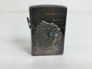 ●代TW428-60-M ZIPPO ジッポ 1993年製　 インディアンチーフ INDIAN CHIEF オイルライター シルバー 立体