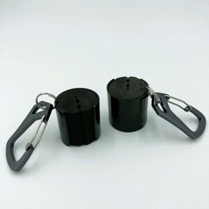 101670 rod . letting go one`s hold . hands free rod holder kalabina attaching black 2 piece set rod keeper rod clip 